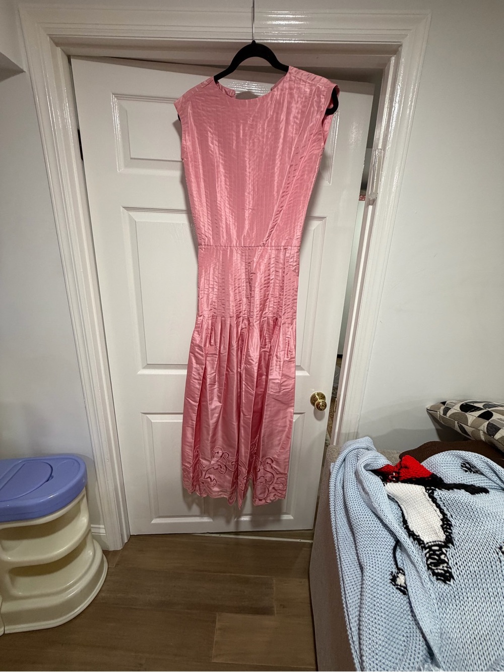 Oscar da La renta Pink Sleeveless maxi Dress (sample no tags)